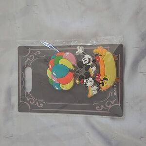 Disney World Mickey & Minnie Runaway Railway Balloon Hot Dog Magnet
